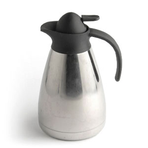Brushed Stainless Steel Tea Pot