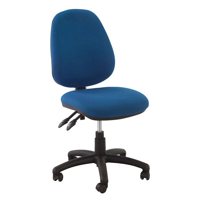 Blue Operator Chair- No Arms