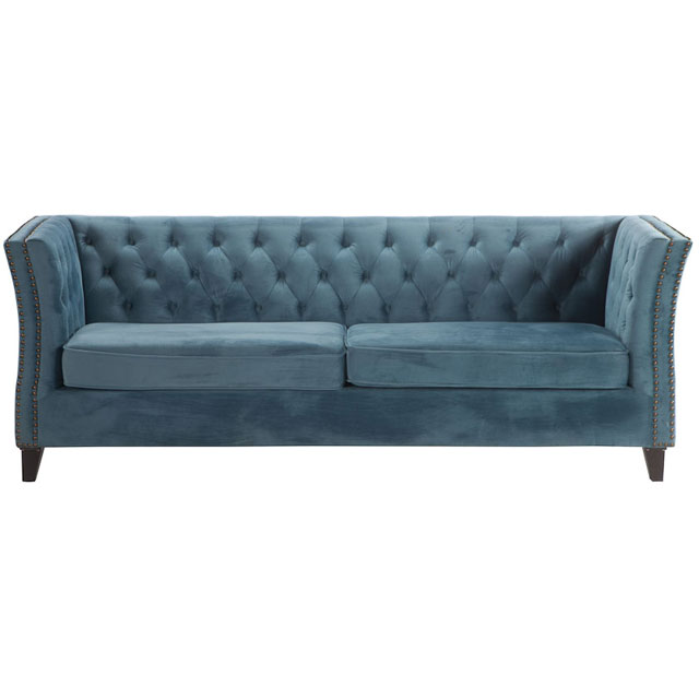 Blenheim 3-Seater Sofa Blue 