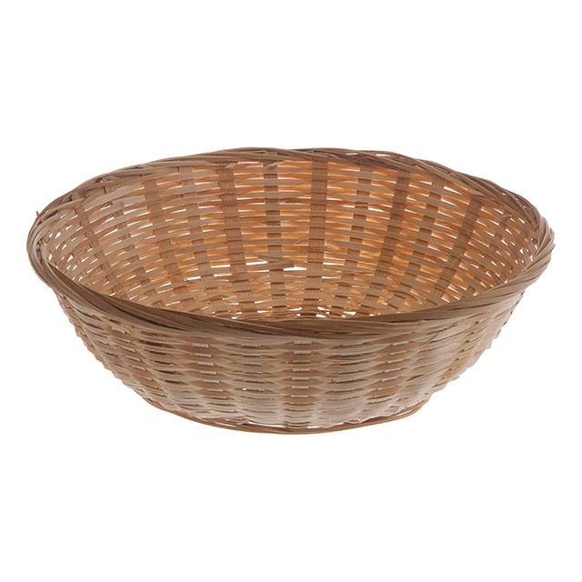 Wicker Bread Basket Round